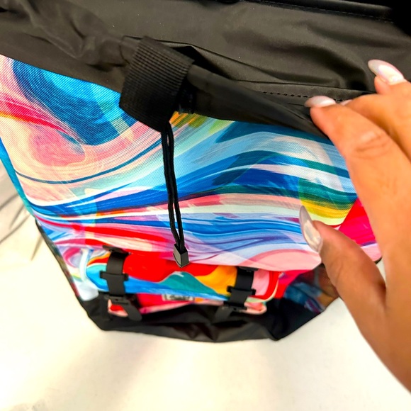 NWT Hershel multi color laptop bag/ backpack/ daypack and pouch - Picture 3 of 7